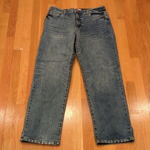 STS Blue Jeans High Rise Straight Leg Denim Women's Size 31 90s Y2K Minimalism
